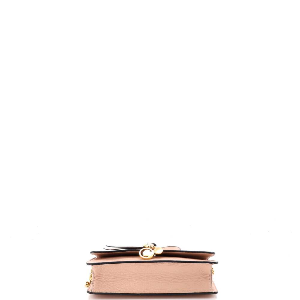 Chloe Alphabet Chain Clutch Bag Leather #255178C66B - Picture 4 of 6